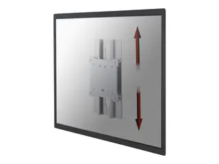 Neomounts FPMA-LIFT100 - Monteringskomponent (justerbar høydeadapter) for LCD-skjerm - sølv - skjermstørrelse: 10"-27"