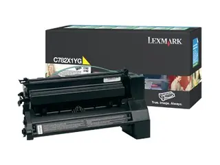 Lexmark - Ekstra høy ytelse - gul original - tonerpatron LCCP, LRP - for Lexmark C782dn, C782dtn, C782n, X782e, X782e MFP, X782e Page Plus Solution