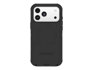OtterBox Defender Series Pro - Baksidedeksel for mobiltelefon robust - MagSafe-samsvar - polykarbonat, termoplastisk elastomer (TPE), silikon, minneskumplast - svart - for Apple iPhone 17 Pro Max