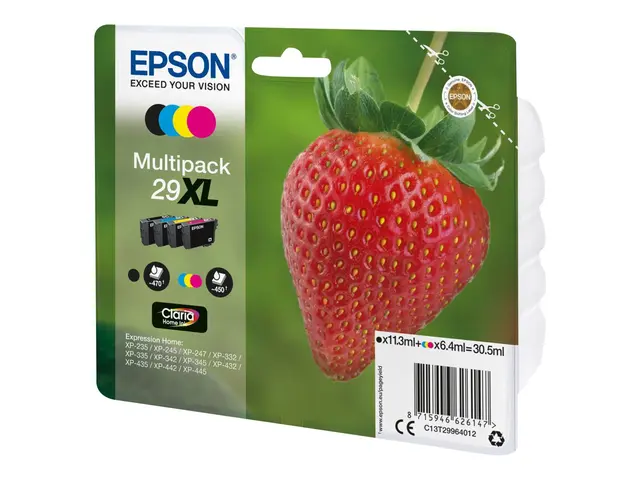 Epson 29XL Multipack - 4-pack - 30.5 ml - XL - svart, gul, cyan, m...