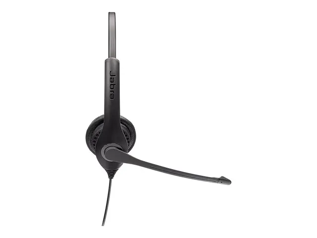 Jabra BIZ 1100 Duo - Hodesett on-ear kablet 3,5 mm jakk svart akad...