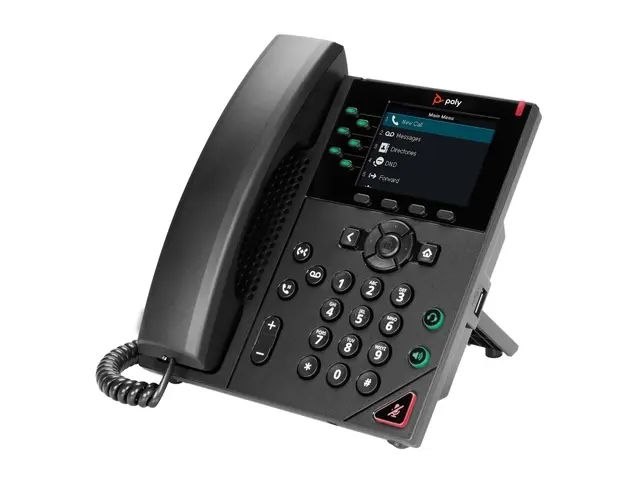 HP Poly VVX 350 - VoIP-telefon treveis anropskapasitet SIP, SDP 6-...
