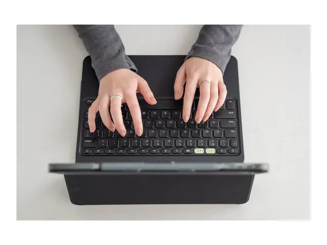 ZAGG Pro Keys 2 - Tastatur og folioveske (foliodekke) bakgrunnsbel...