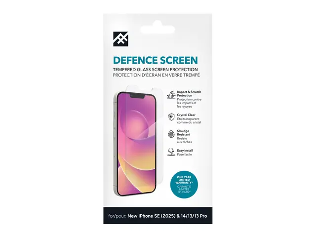 iFrogz Defence - Skjermbeskyttelse for mobiltelefon glass Apple iP...