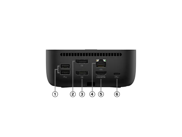 HP G6 - dokkingstasjon 2 x DP, HDMI, USB-C 1GbE, 2.5GbE