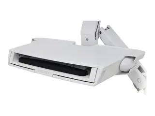 Ergotron StyleView - Monteringssett (CPU-holder, tastaturbakke, skjermmontering) for LCD-skjerm / PC-utstyr - liten CPU-holder - aluminium, kvalitetsplast - hvit - skjermstørrelse: inntil 24"