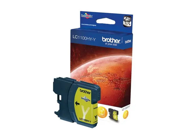 Brother LC1100HYY - Høy ytelse - gul - original - blekkpatron - fo...