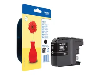 Brother LC121BK - Svart - original - blekkpatron for Brother DCP-J100, DCP-J105, DCP-J132W, DCP-J552DW, DCP-J752DW