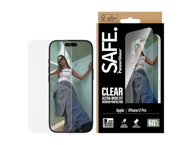 SAFE. by PanzerGlass® Screen Protector iPhone 17 Pro | Ultra-Wide ...