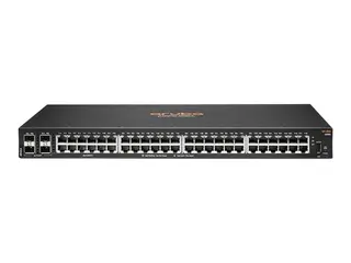 HPE Aruba 6000 48G 4SFP Switch Switch - L3 - Styrt - 48 x 10/100/1000 + 4 x Gigabit SFP - side til side-luftflyt - rackmonterbar - AC 100 - 127 V / 200 - 240 V