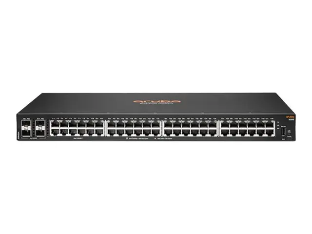 HPE Aruba 6000 48G 4SFP Switch - L3 Styrt 48 x 10/100/1000 + 4 Gig...