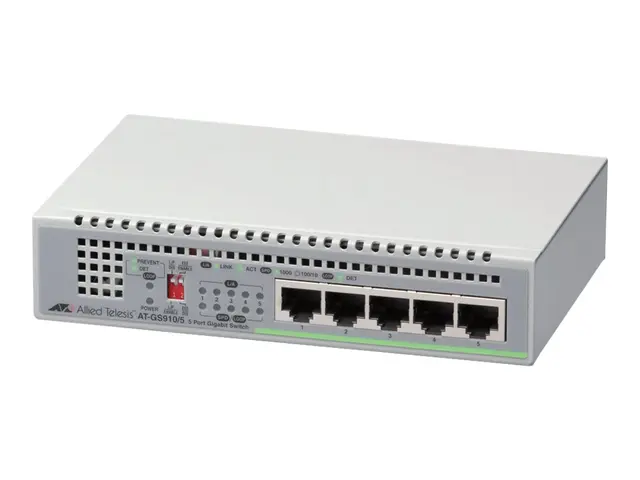 Allied Telesis CentreCOM AT-GS910/5 - Switch - 5 x 10/100/1000 - s...