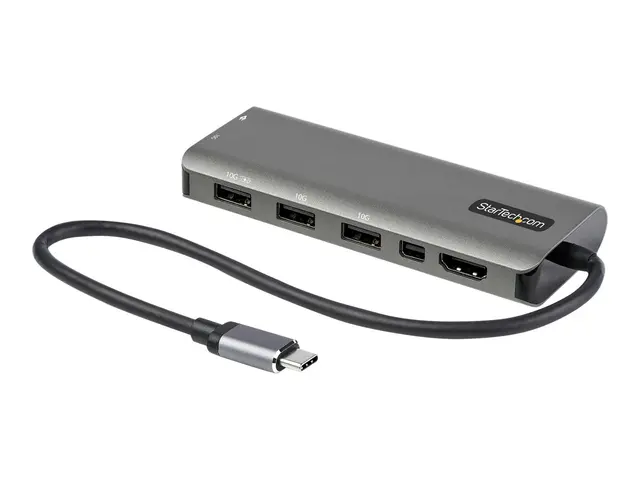 StarTech.com USB C Multiport Adapter, USB-C to HDMI or Mini Displa...