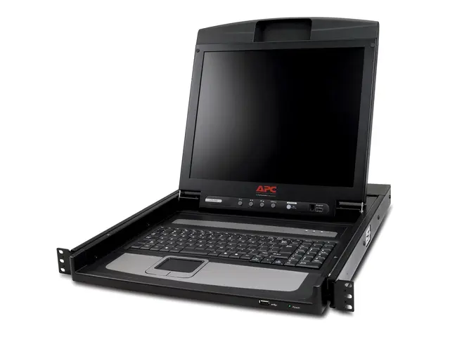APC LCD Console - KVM-konsoll - 17" - kan monteres i rack - 1280 x...