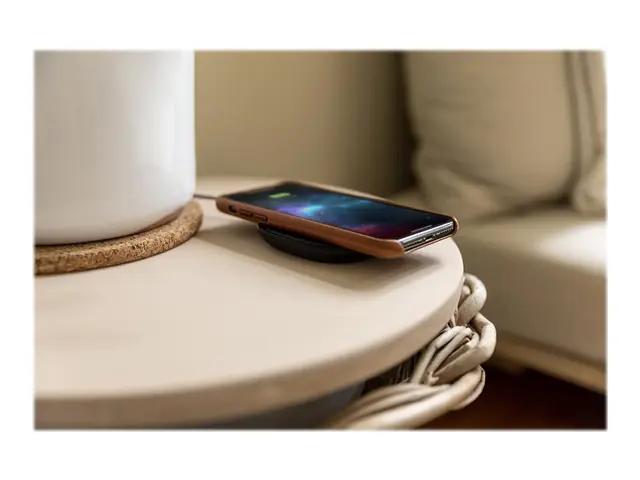 mophie - Trådløs ladepute + AC-strømadapter - 15 watt - svart - Eu...