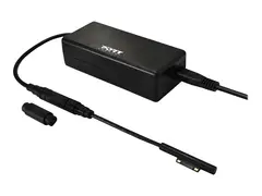 PORT Connect - Strømadapter - AC 100-240 V 60 watt - for Microsoft Surface Book, Go, Laptop, Pro (I midten av 2017), Pro 3, Pro 4, Pro 6