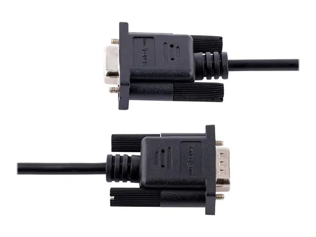 StarTech.com 3m RS232 Serial Null Modem Cable, Crossover Cable w/A...