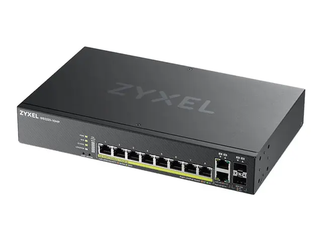 Zyxel GS2220-10HP - Switch - Styrt - 8 x 10/100/1000 (PoE+) + 2 x ...