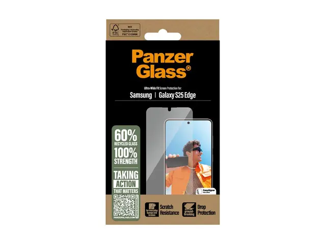 PanzerGlass - Skjermbeskyttelse for mobiltelefon ultrabred passfor...