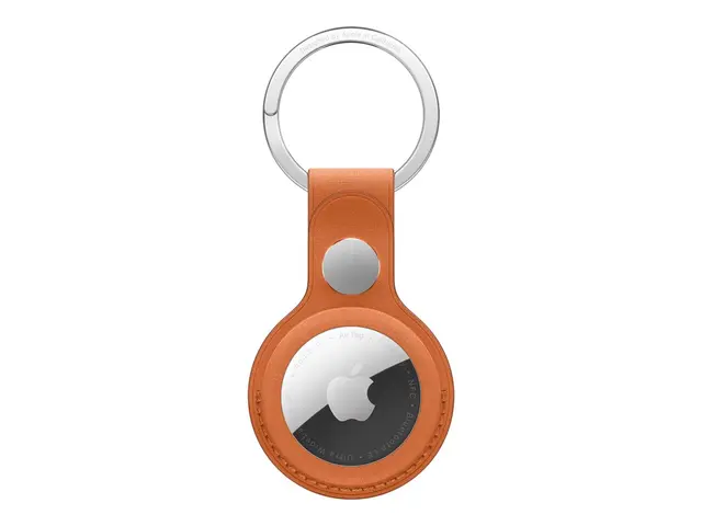 Apple - Eske for airtag stainless steel, mikrotvill rev orange AirTag