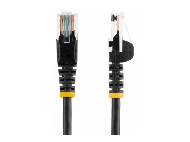 Startech 2m Black Cat5e / Cat 5 Snagless Patch Cable - Koblingskab...