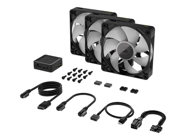 CORSAIR iCUE Link RX120 RGB Triple Starter Kit - Kabinettvifte 120...