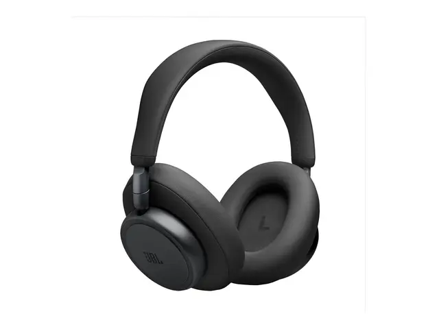 JBL LIVE 780NC - Hodetelefoner med mikrofon full størrelse - Bluetooth - trådløs, kablet - aktiv støydemping - 3,5 mm jakk - svart 