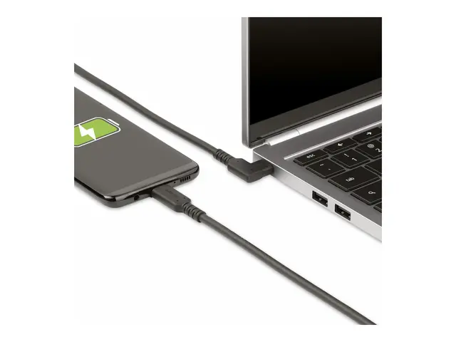 StarTech.com 3ft (1m) Rugged Right Angle USB-C Cable, USB 10 Gbps,...