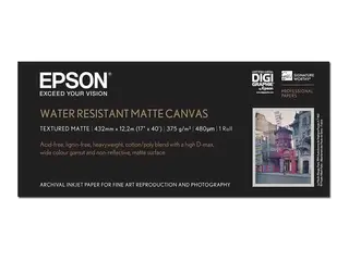 Epson - Matt - Rull (43,2 cm x 12,2 m) 1 rull(er) lerretspapir for SureColor P5000, P800, SC-P10000, P20000, P5000, P7500, P900, P9500