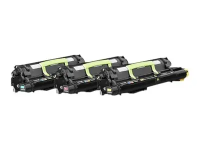 Lexmark - 3-pack - gul, cyan, magenta - original - fremkallersett ...