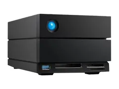 LaCie 2big Dock STLG32000400 - Harddiskarray 32 TB - 2 br&#248;nner (SATA-600) - HDD 16 TB x 2 - Thunderbolt 4, USB 3.2 Gen 2 (ekstern) - med 5-&#229;rs Rescue Data Recovery Service Plan