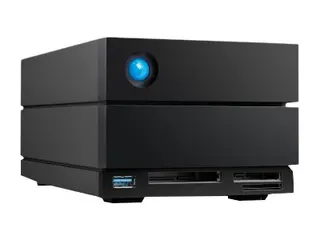 LaCie 2big Dock STLG32000400 - Harddiskarray 32 TB - 2 br&#248;nner (SATA-600) - HDD 16 TB x 2 - Thunderbolt 4, USB 3.2 Gen 2 (ekstern) - med 5-&#229;rs Rescue Data Recovery Service Plan