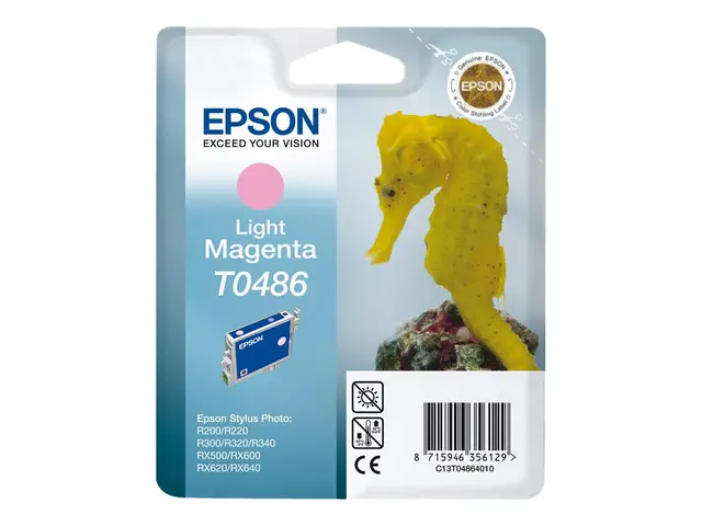 Epson T0486 - 13 ml - lys magenta - original - blister - blekkpatr...