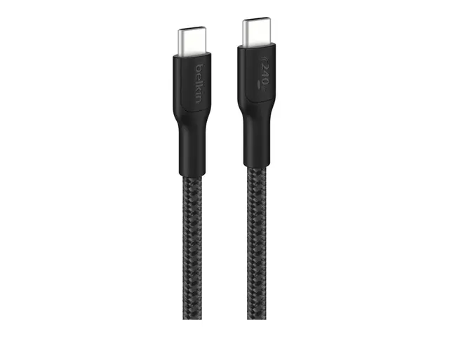 Belkin BoostCharge Pro - USB-kabel 24 pin USB-C (hann) til 3 m USB...