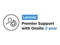 Lenovo Premier Support with Onsite NBD - utvidet serviceavtale 3 &#229;r - p&#229; stedet
