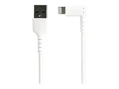 STARTECH.COM 2m / 6.6ft Angled Lightning to USB Cable - Heavy Duty MFI