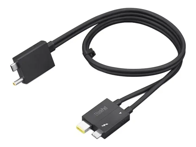 Lenovo Split Cable - Thunderbolt-kabel USB-C / DC-strømjakk til 24...