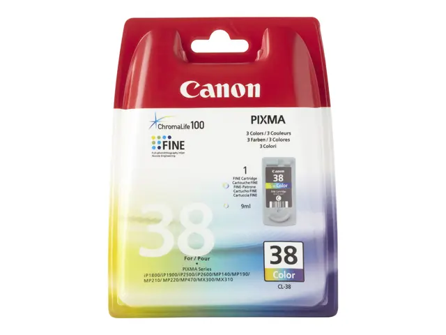 Canon CL-38 - 9 ml - farge (cyan, magenta, gul) - original - blekk...