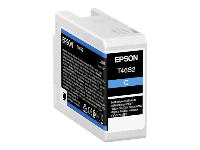 Epson T46S2 - 25 ml - cyan - original - blekkpatron - for SureColo...