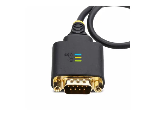StarTech.com 1ft (30cm) USB to Serial Adapter Cable, COM Retention...