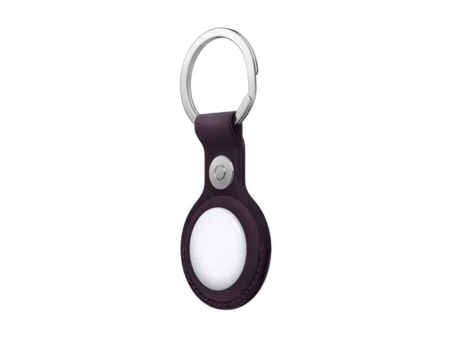 Apple - Eske for airtag mikrotvill, stainless steel bjørnebær