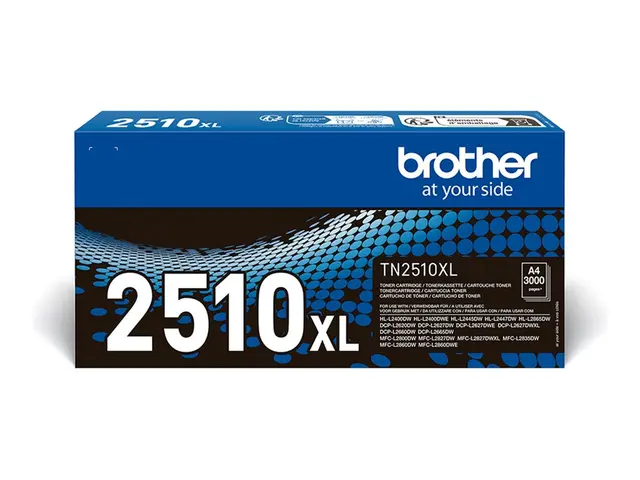 Brother TN-2510XL - Super High Capacity svart original boks tonerp...