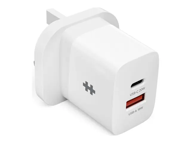 HyperJuice - Strømadapter 3.1 A PD 2 utgangskontakter (USB, USB-C)...