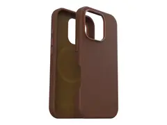 OtterBox Symmetry Series - Baksidedeksel for mobiltelefon MagSafe-samsvar - kaktusl&#230;r, polyuretan - rik adobe (brun) - for Apple iPhone 16 Pro