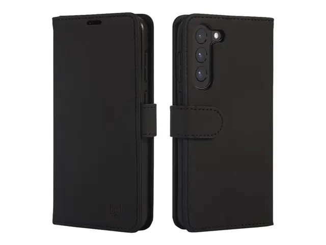 iiglo - Lommebok for mobiltelefon prima polyuretanlær svart Samsun...