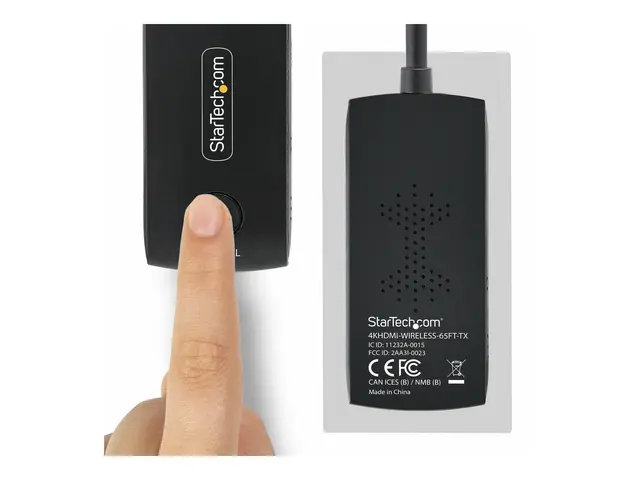 Startech - Trådløs video/lyd/infrarød-utvider - HDMI - opp til 20 m