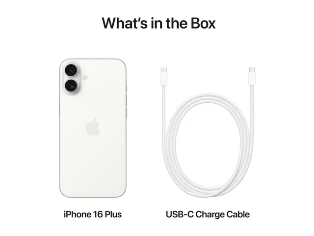 Apple iPhone 16 Plus - Hvit 128 GB TN