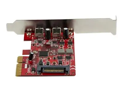 StarTech.com PCIe USB 3.1 Card, 2x C Gen 2 10Gbps, 3 x4, ASM3142 C...