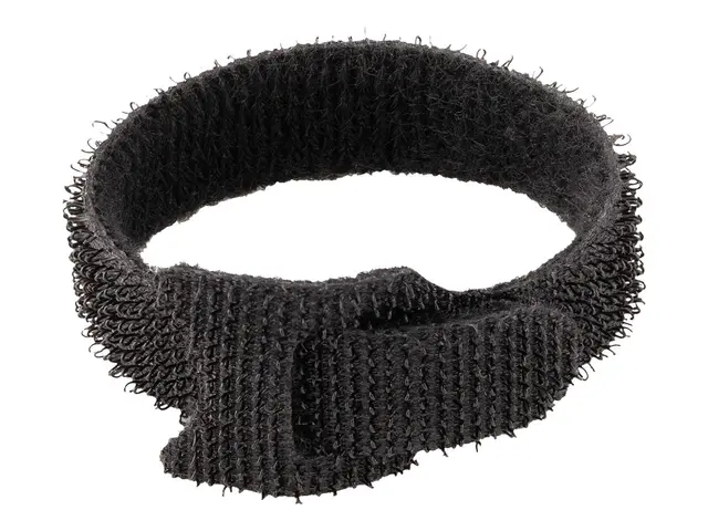 StarTech.com 6in Hook and Loop Cable Ties, 50 Pack, Black, Reusabl...