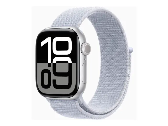 Apple Watch Series 10 (GPS) - 42 mm sølvaluminium smartklokke med ...